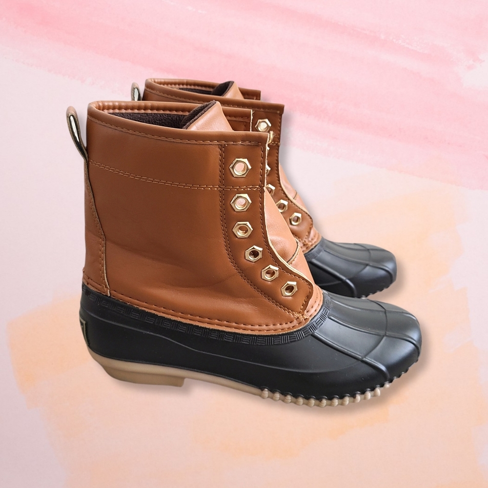 Canyon Creek Brown Leather Duck Boots